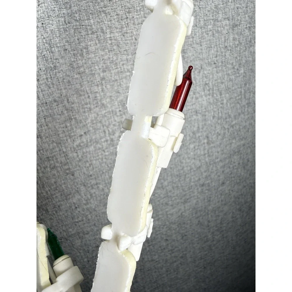 Vintage Christmas Lighted Silhouette‎ Window Wall Table Decoration Candle Light